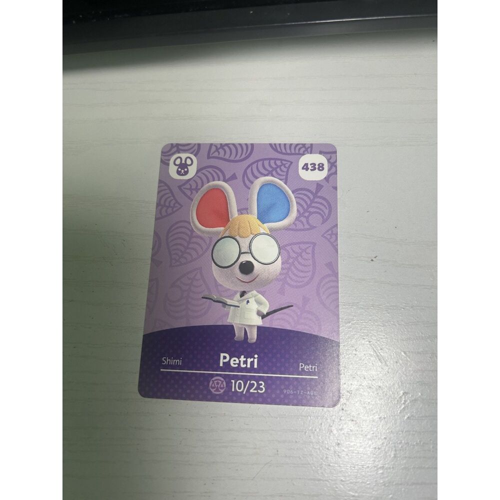Petri #438 Animal Crossing Series 5 Amiibo Cards Nintendo